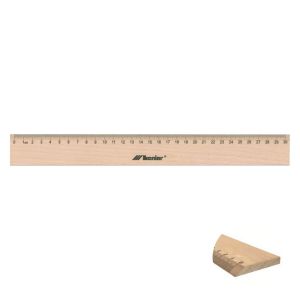 Linijka Leniar drewniana 30cm